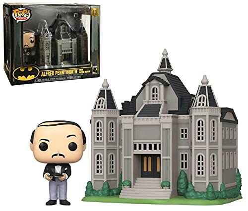 Funko Pop! Town: Batman 80th Wayne Manor with Alfred DC Comics- Figura in Vinile da Collezione Idea Regalo Merchandising Ufficiale Giocattoli per Bambini e Adulti Comic Books Fans