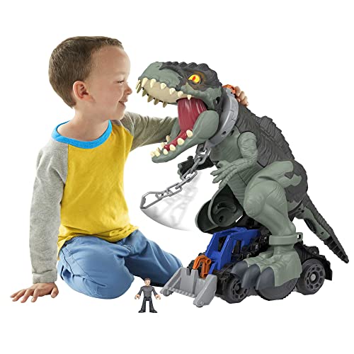 Fisher Price Imaginext, Jurassic World Mega Dino Calpesta e Ruggisci, Giocattolo per Bambini 3+ Anni,