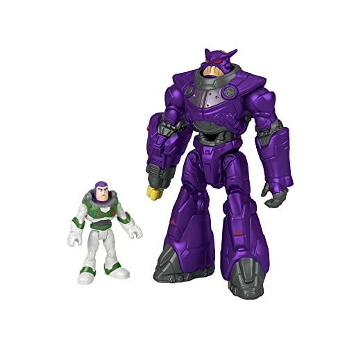 Fisher Price Imaginext Buzz LightyearZurg Attacco Spaziale, Set con Personaggi snodati con Lancio Proiettile, Giocattolo per Bambini 3+ Anni,