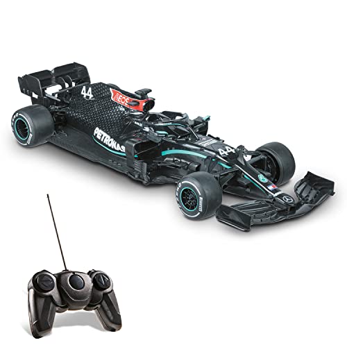 Mondo Motors F1W11 Mercedes AMG Petronas, Auto radiocomandata Lewis Hamilton in scala 1:18, Auto formula 1, 2.4 GHz, Colore Nero,
