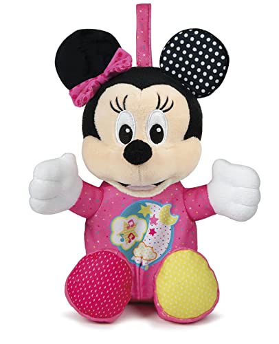 Clementoni - Baby Minnie Lightin Plush Peluche, Multicolore,