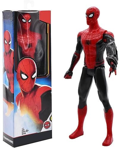 Generic Giocattoli da Supereroi, Personaggi di Azione Figures Modello Del Ragno Rosso e Nero, Piccole Statue Pupazzo e Decorazione,Per Bambini Dai 4 Anni In Su