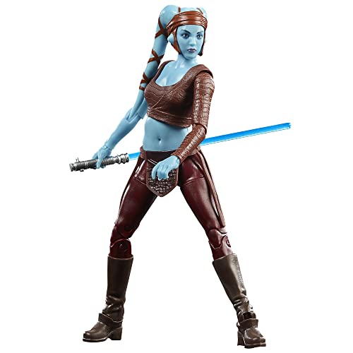 Star Wars Hasbro The Black Series, Aayla Secura, Action Figure da Collezione da 15 cm, Ispirata alla Serie L'attacco dei cloni, dai 4 Anni in su