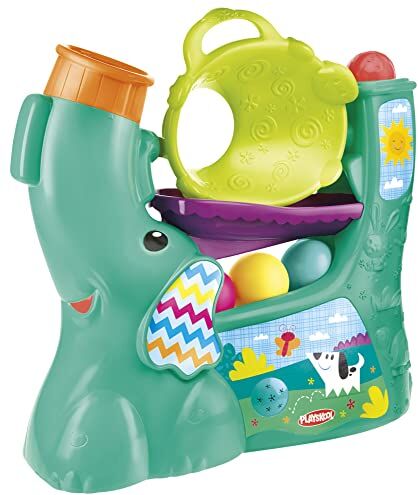 Hasbro Playskool gioco Playskool Chase 'n Go Ball Popper-Giocattolo saltellante ad aria piccoli da 9 mesi in sua per bebè e bimbi p, Colore Verde, Esclusivo Amazon