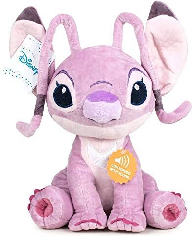 Play by Play Peluche Angel Stitch Disney Soft Suono 30 cm