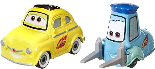 Disney Cars- Veicolo Luigi & Guido,