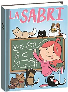 Seven Diario 12 Mesi La Sabri 4School, Gatti, Azzurro Multicolore