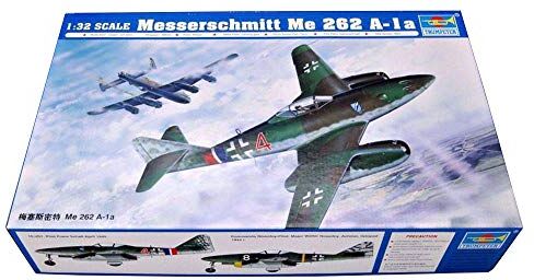 Trumpeter 02235 Aereo, Messerschmitt Me 262 A-1a, Scala 1:32