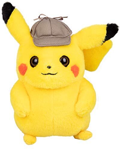 Pokemon 97563 Peluche Detective Pikachu, 20 cm, Multicolore