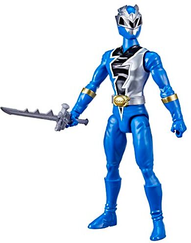 Hasbro Power Rangers 30 cm Dino Fury Blue Ranger Action Figure TV serie  Multi Taglia unica