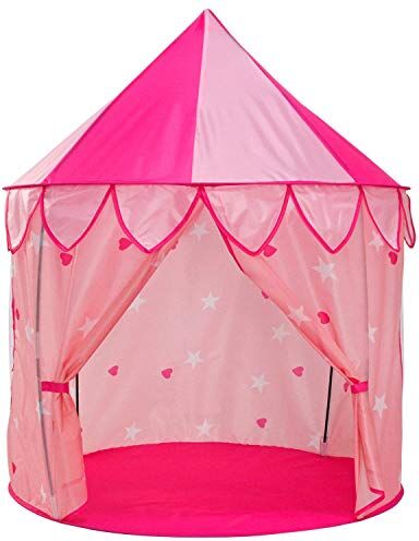 YOOBE 5pc Princess Tent for Girls Gioca Tent Princess Castle Bonus Princess Dress up Set di costumi Tutu