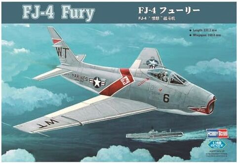 Hobbyboss Hobby Boss 80312 Plastic Model Modellino Aereo FJ-4 'Fury' Scala 1:48