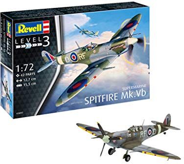 Revell 03897 Supermarine Spitfire MK.VB Modellino in plastica Non costruita/Non Verniciata, Scala 1:72