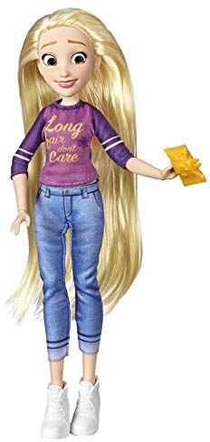 Disney Hasbro Princess Rapunzel Comfy Squad, Bambola con Abiti Ed Accessori Comodi, Ispirata al Film Ralph Spacca Internet