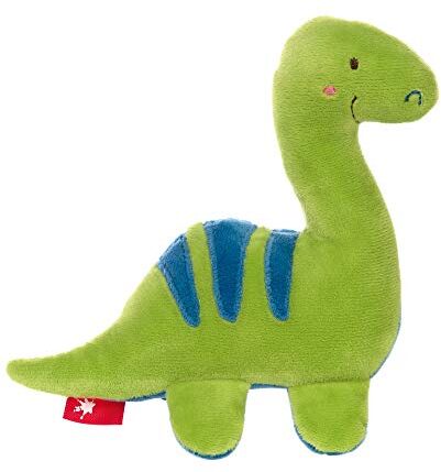 Sigikid Dino Red Stars, giocattolo per bambini consigliato dalla nascita, verde