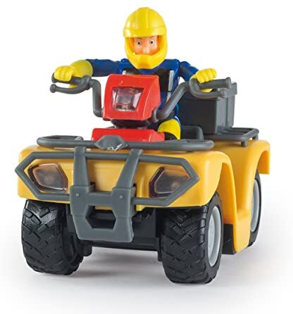 Simba Sam le Pompier Quad Mercurio 8 accessori + 1 figura inclusa