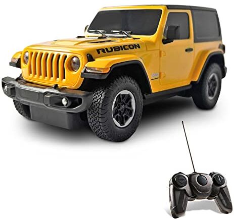 Mondo Motors, JEEP WRANGLER JL, Modello in Scala 1: 24, fino a 8 km/h di Velocità, Auto Giocattolo per Bambini 63615