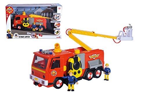 Simba Sam Il Pompiere Camion Deluxe Jupiter, , + 3 Anni, Inclusi 2 Personaggi