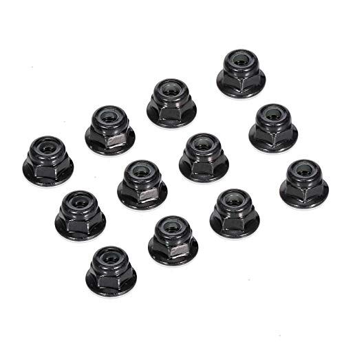 Fesjoy M4 Wheel Lock Nuts Dadi di bloccaggio Ruota M4 in Metallo da 4 mm compatibili con 1/10 RC Car Hsp Redcat Traxxas Tamiya Hpi Parti di Ricambio assiali 12PCS