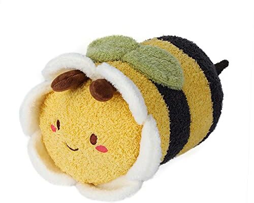 Generic Peluche a forma di dinosauro, morbido e soffice cuscino per gli amici, per tutte le età e ogni occasione (Ankylosaurus) (Flower Bee)