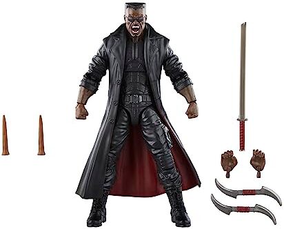 Hasbro Legends Series, Marvel Knights, Marvel's Blade, action figure Marvel Legends da 15 cm