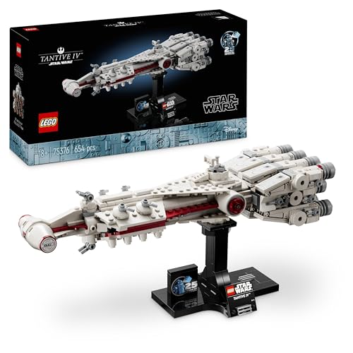 Lego Star Wars Tantive IV, Modellino da Costruire per Adulti, Kit Astronave da Collezione, Veicolo per l'Arredamento Casa dal Film Una Nuova Speranza, Idee Regalo per Lui, Lei, Marito o Moglie