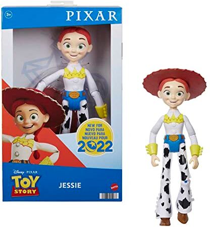 Mattel Disney Pixar Toy Story Jessie Action Figure Grande Snodabile Con Dettagli Per Ricreare le Scene del Film 30 cm Regalo Per Bambini 3+ Anni,