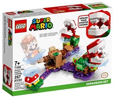 Lego  Super Mario La Sfida Rompicapo della Pianta Piranha - Pack di Espansione, Playset da Collezione con Koopistrice, 