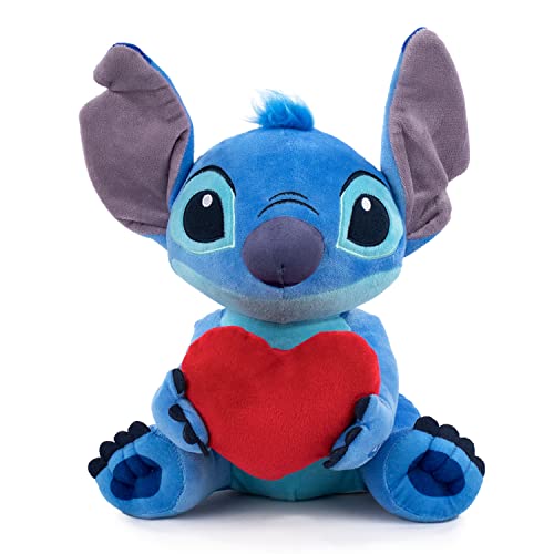 Play by Play Peluche Stitch blu con cuore 30 centimetri