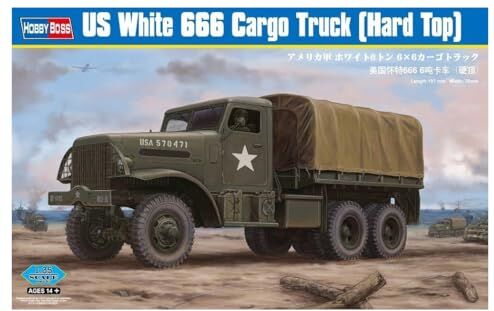 Hobbyboss Hobby Boss 83801 Modellino Veicolo di Trasporto Militare US White 666 Cargo Realizzato in Scala 1:35