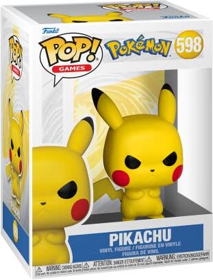 Funko Pop! Games: Pokemon Grumpy Pikachu Esclusiva Amazon Figura in Vinile da Collezione Idea Regalo Merchandising Ufficiale Giocattoli per Bambini e Adulti Video Games Fans