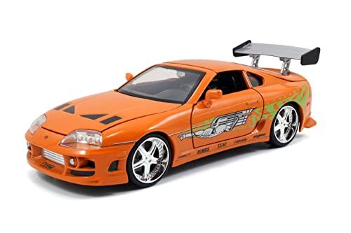 Jada TOYS Fast & Furious 1995 Toyota Supra in scala 1:24 die-cast, + 8 anni,