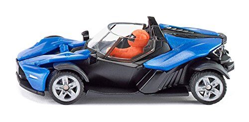 Siku , KTM X-Bow GT, Metallo e Plastica, Blu e Nero, Ruote in gomma, Auto giocattolo per bambini