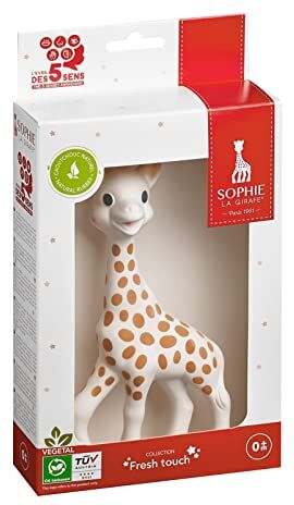 Sophie la girafe , Sophie la giraffa Fresh Touch Box, Giocattolo in gomma naturale al 100% per bambini