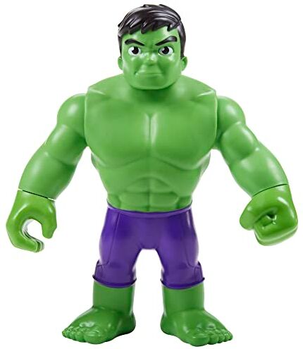 Hasbro Marvel, Spidey e i Suoi Fantastici Amici, Action Figure di Supersized Hulk, Giocattolo per età prescolare dai 3 Anni in su