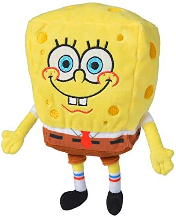 Simba Peluche SpongeBob, Patrick, Granchio, Squidward 20 cm, Materiale morbido, imbottitura 100% riciclata, licenza ufficiale, riceverai uno di modo casuale. Adatto per tutte le età (SPB)