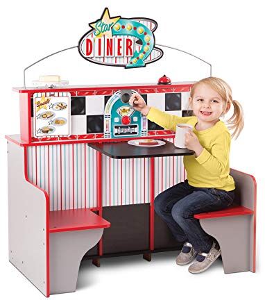 Melissa & Doug - Star Diner Restaurant Gioco al Ristorante, Multicolore,