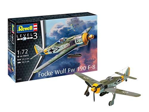 Revell - Focke Wulf Fw190 F-8 Modellino da Costruire, Multicolore, 03898