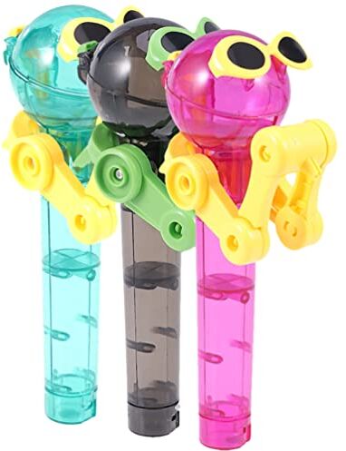 SAFIGLE Giocattoli Per Bambini Supporto per Lecca-Lecca di -Up Giocattoli Robot Lecca-Lecca Custodia per Giocattoli Lecca-Lecca a Forma di Giocattoli a Forma di per Lollipop Holder