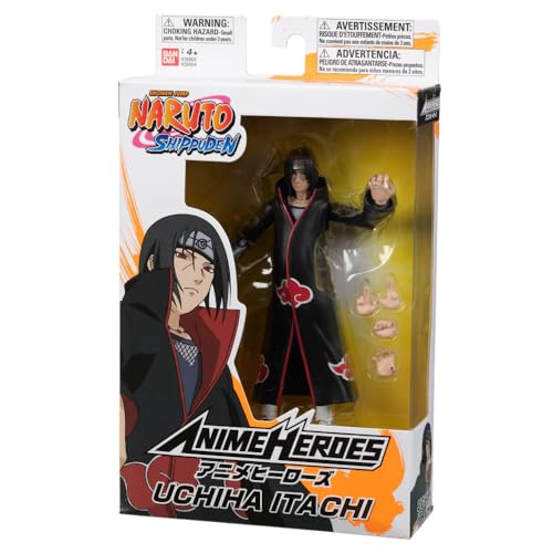 Bandai Anime Heroes Naruto Shippuden Action figure Anime Heroes 17 cm Itachi Uchiwa 36902