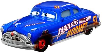 Mattel Cars 3 Personaggio Scala 1:55 Fabulous Hudson Hornet su Sterrato