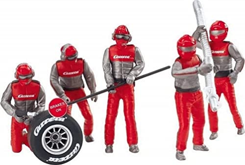 Carrera Set di figure  Team Meccanici  Rosso