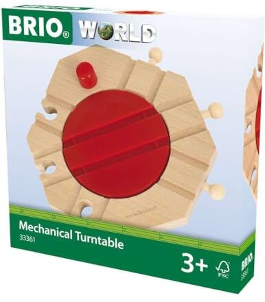 Brio World Rotonda Girevole Meccanica,  Binari e Strade, Età Raccomandata 3+