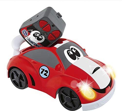 Chicco Jonny Coupè Racing, Macchinina con Radiocomando, Giocattolo Radiocomandato, con Luci Anteriori e Paraurti in Gomma, 2-6 Anni, L