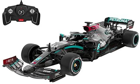 CMJ RC Cars Auto telecomandata  F1 AMG F1 W11 EQ (scala 1:18) 2.4GHz, Auto modello giocattolo con licenza ufficiale, piloti Lewis Hamilton + George Russell Drive To Surive