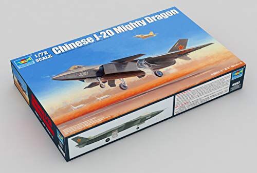 Trumpeter 01663 Modellino Caccia Cinese J-20 in Scala 1:72