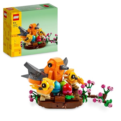 Lego Creator Il Nido dell’Uccellino, Giochi da Costruire per Bambine e Bambini da 9 Anni Fan degli Animali, Set con 3 Uccelli Giocattolo, Decorazione Cameretta, Regalo di Pasqua o di Compleanno