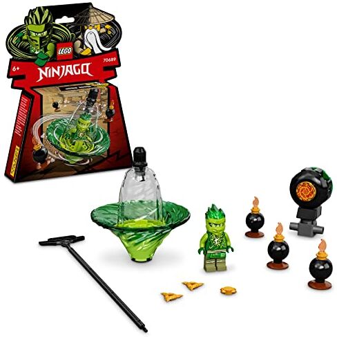 Lego NINJAGO Addestramento Ninja di Spinjitzu con Lloyd, Set con Action Figure, Trottola Giocattolo, Allenamento Piccoli Maestri di Spinner 6+ anni