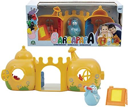 Giochi Preziosi Barbapapà -Playset Barbacasa con 1 Mini Personaggio e 3 ambientazioni di gioco, con accessori e funzioni, per bambini a partire dai 12 mesi, , 000