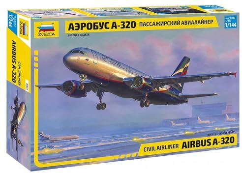 Zvezda 500787003 Modellino aereo Airbus A-320, scala 1:144